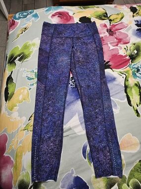 lululemon athletica Blue-Purple Space Dye Leggings